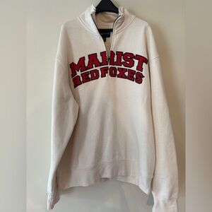 Vintage Marist Red Foxes 1/4 Zip by Jansport